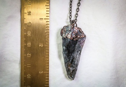 Super 7, Amethyst, Australian Opal, Deep Magic Necklace