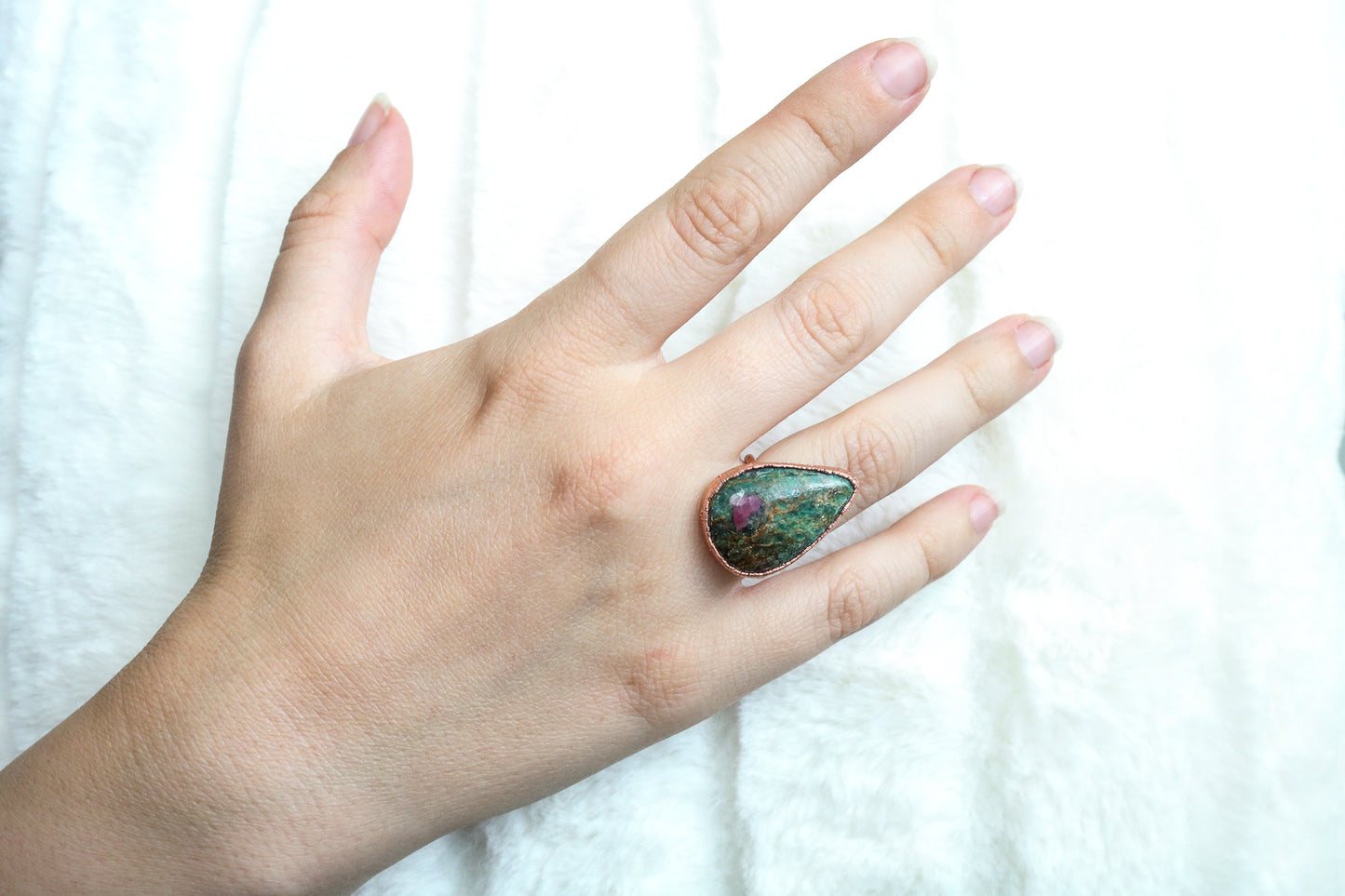 Ruby in Kyanite Ring | Size 6