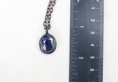 Sapphire Necklace (Faceted)