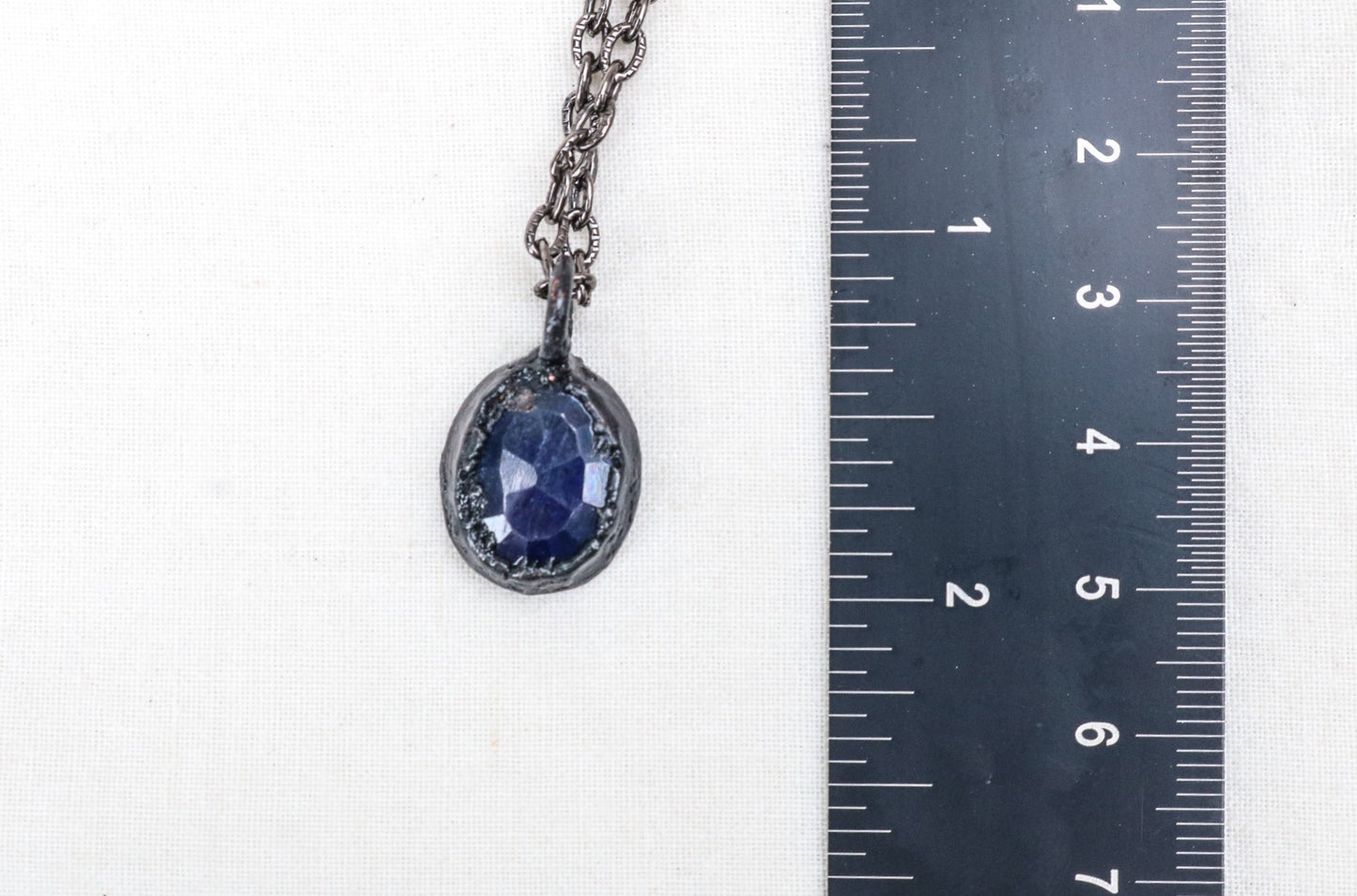 Sapphire Necklace (Faceted)