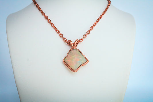 Ethiopian Opal Copper Necklace