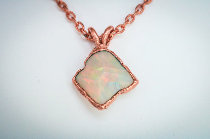Ethiopian Opal Copper Necklace